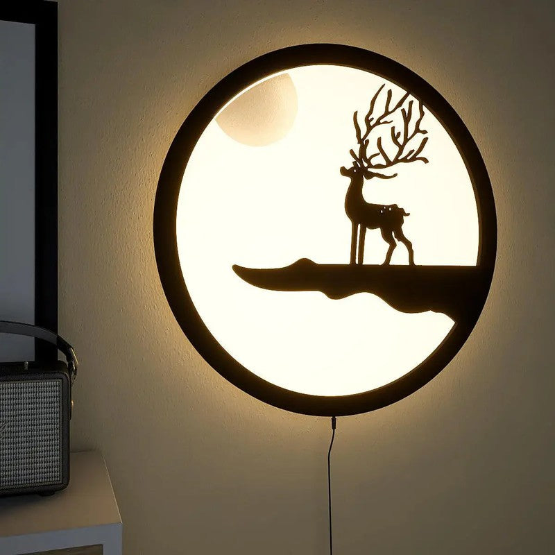 GlowDeer Backlit MDF Wall Accent media 4