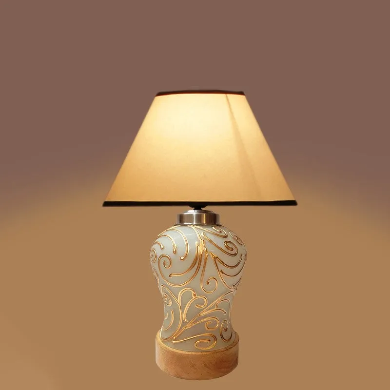 Lumithra Wooden Table Lamp - White media 5