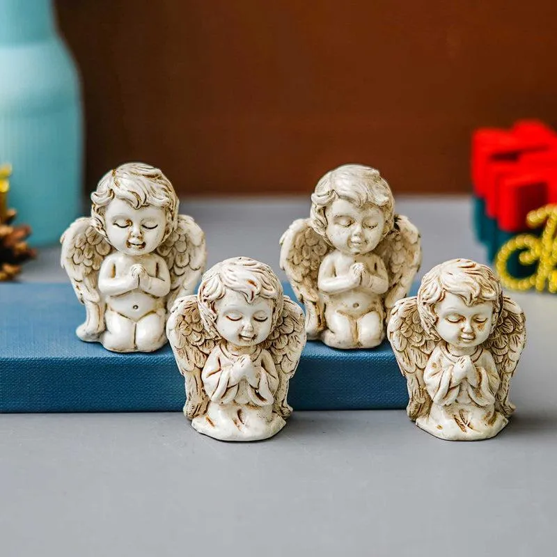 Seraphim Quartet Resin Figurine - Set Of Four media 6