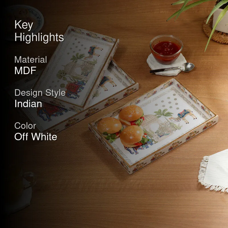 Royal Parades Rectangle Serving Tray - Set Of Three media 2