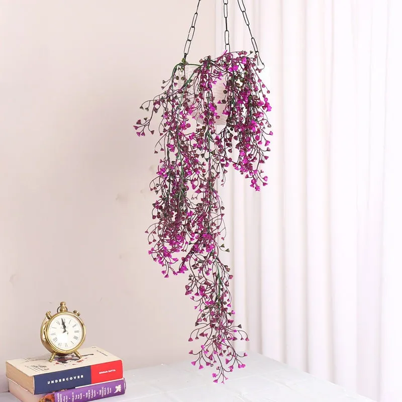 Verdhang VII Artificial Hanging Vine (Purple) - 2.7 Feet media 1