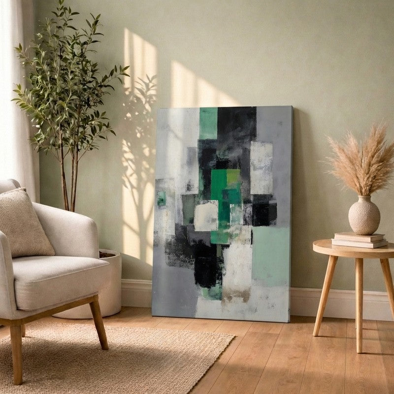 Abstract Color Axis Canvas Wall Art