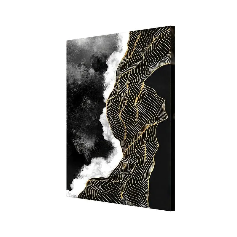 Ocean of Nyx Abstract Wall Painting media 5