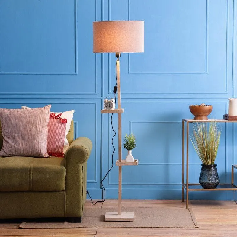 Seira Moga Floor Lamp With Shelf media 3