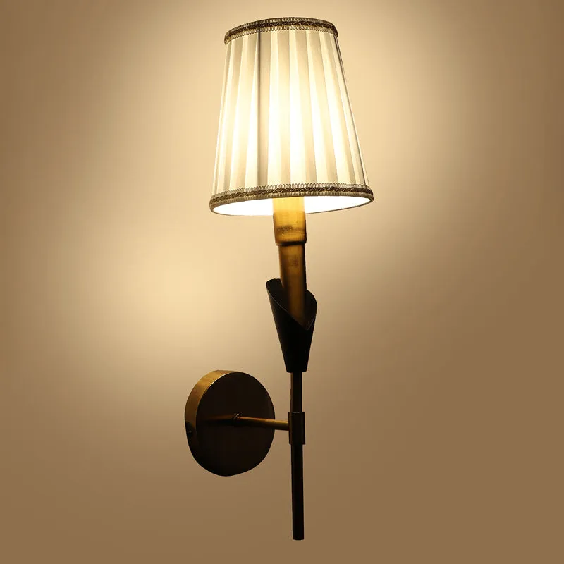 Nairobi Cotton & Iron Wall Lamp media 6