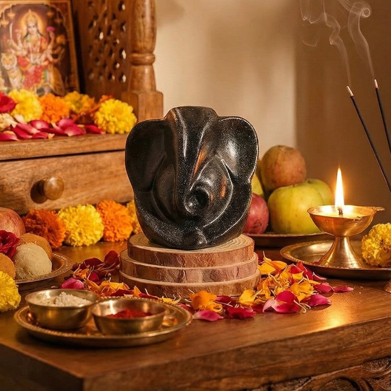 Vakratunda Stone Divine Idol
