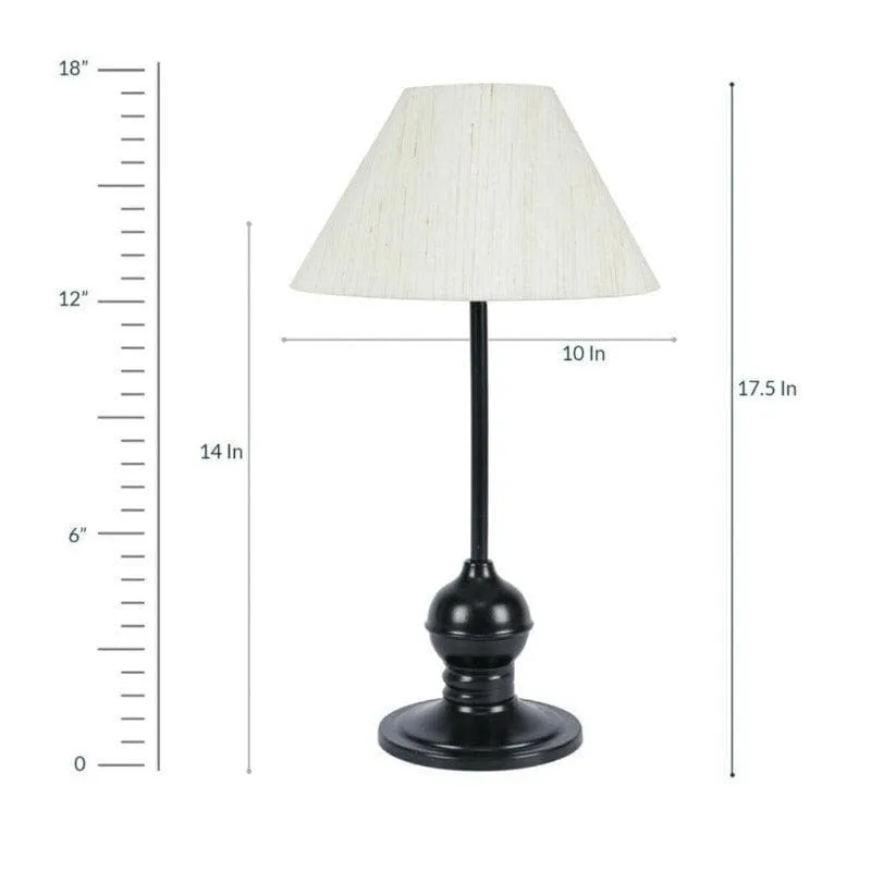 Igor Thana Fabric Table Lamp - White,Black media 5