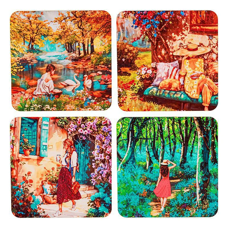Laima Wood Coaster - Set Of Four media 6