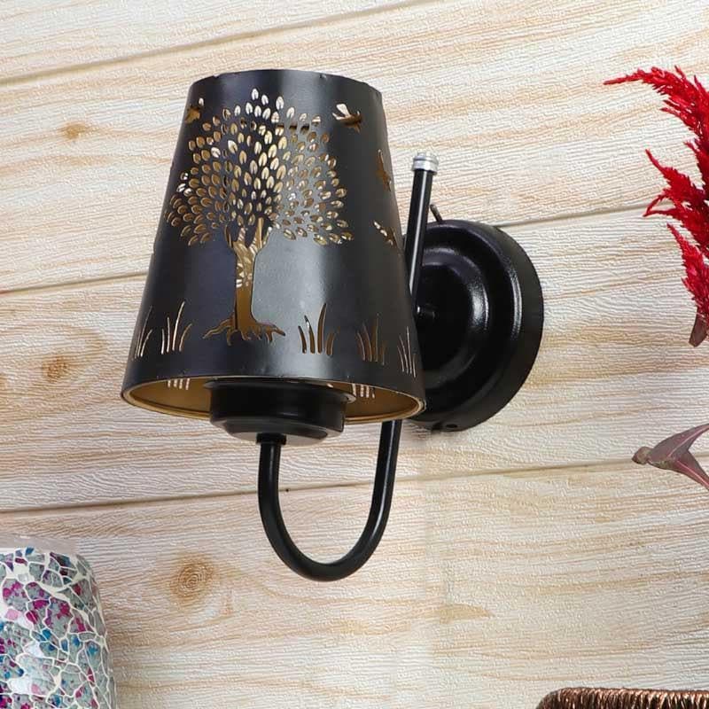 Bageecha Etched Metal Wall Lamp media 4