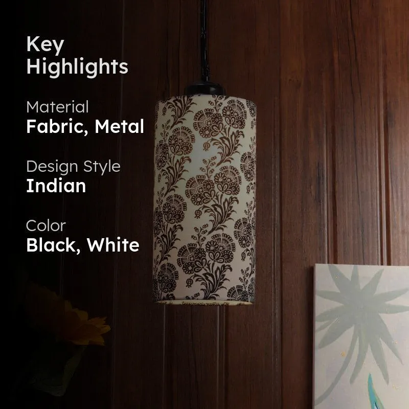 Filigree Fabric Ceiling Lamp media 2