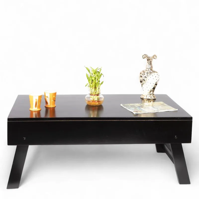 Arvion Sheesham Wooden Center Table - Black media 4