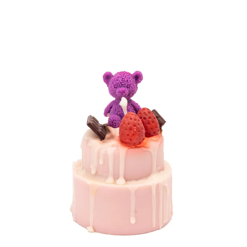 Cake Time Scented Candle - Vanilla, Strawberry media 5