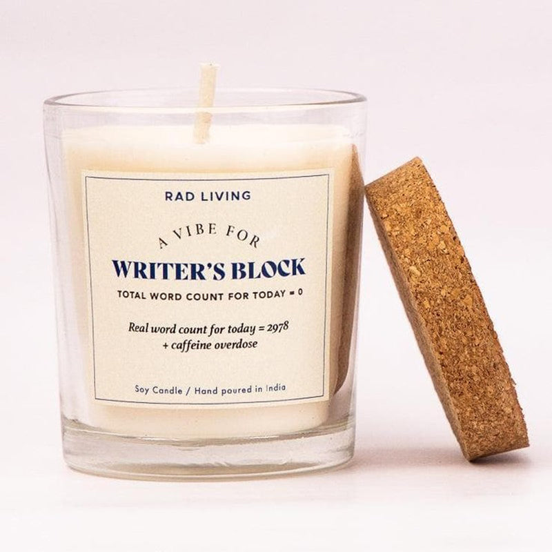 Writer's Block - Lavender Tobacco Scented Candle media 8