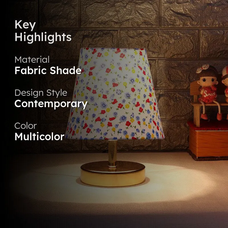 Alba Color Splash Fabric Table Lamp - Multicolor media 2