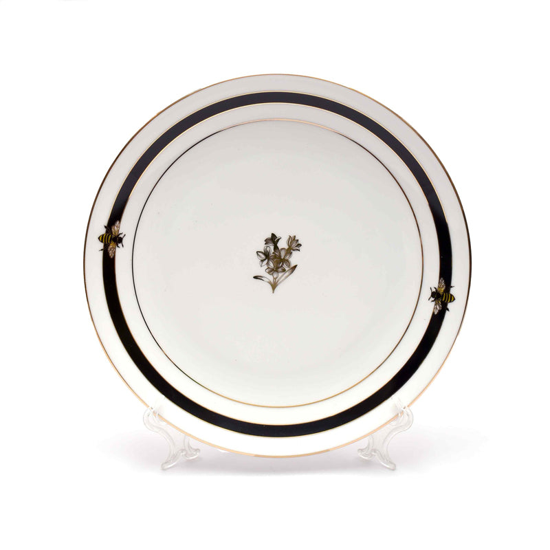 Gilded Bee 24k Gold Brushed Porcelain Dinner Set - 33 Piece Set media 14