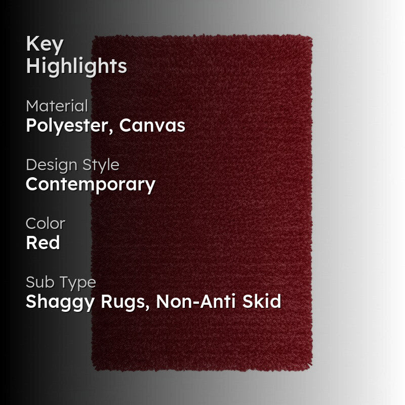 Table Tufted Woven Whisper Rug - Brick Red media 2