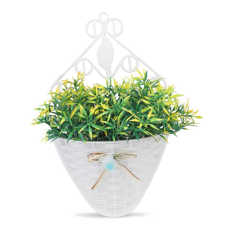 Velour Bloom Artificial Flower With Vase media 4