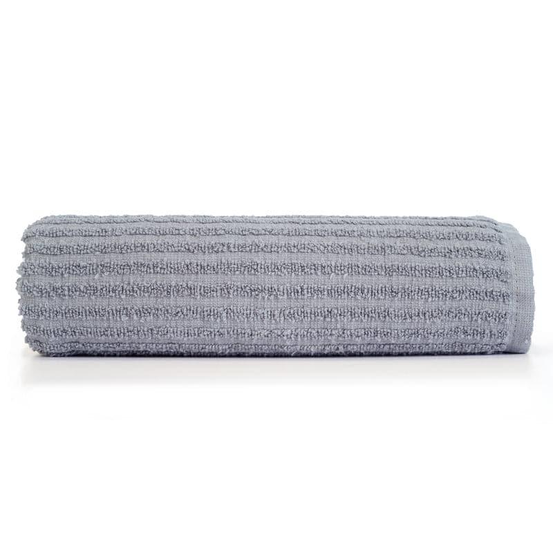 Micro Cotton LuxeDry Striped Bath Towel - Grey media 4