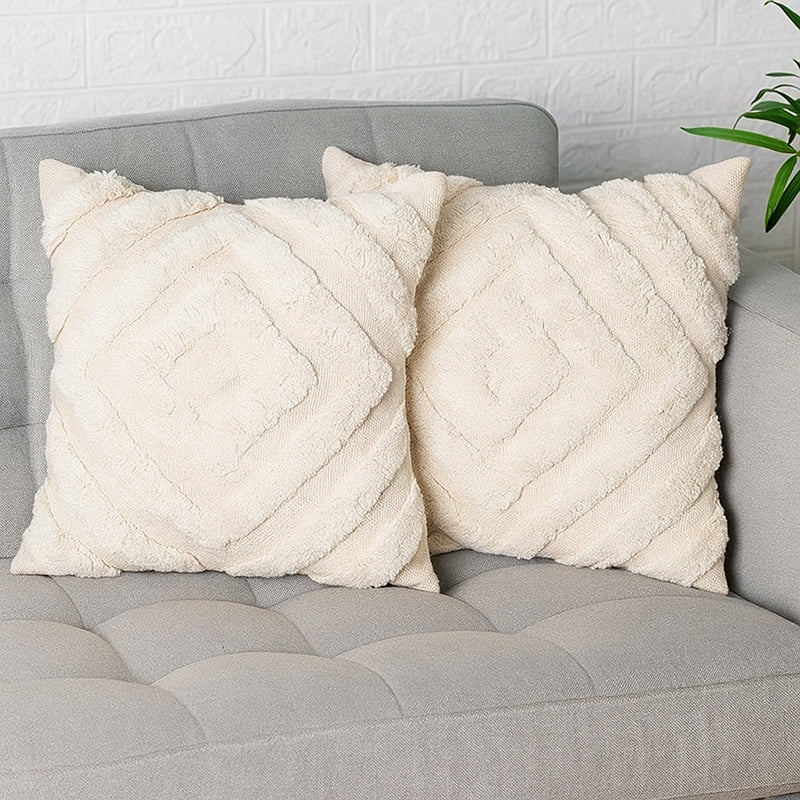 Concentric Diamonds Cushion Cover - Set Of Two media 3