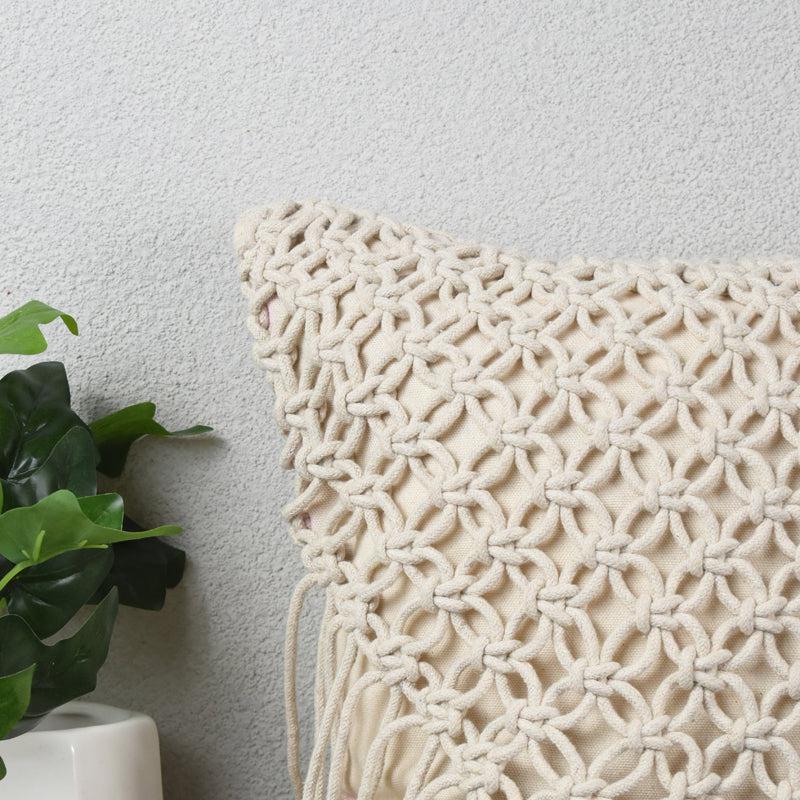 Dievo Macrame Cushion Cover media 3
