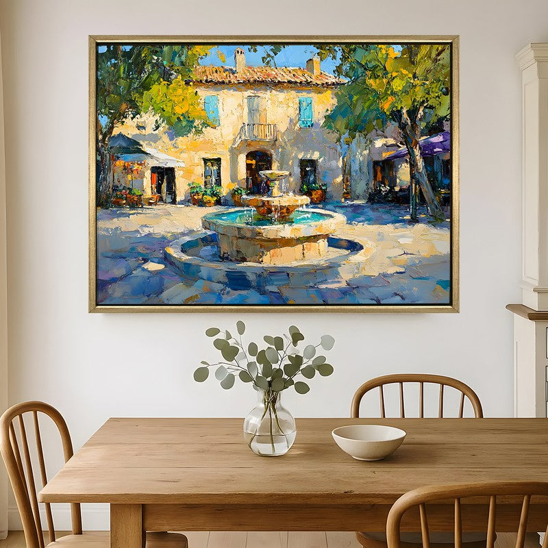 Summerleaf Canvas Wall Painting With Frame
