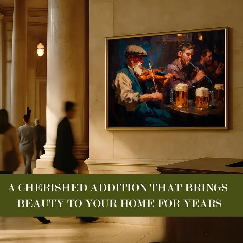 Tavern Tunes Canvas Wall Painting With Frame media 7