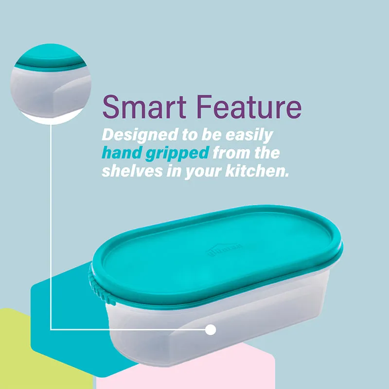 Elmera Storage Conatiner (Teal Blue) - Set Of Twelve media 3