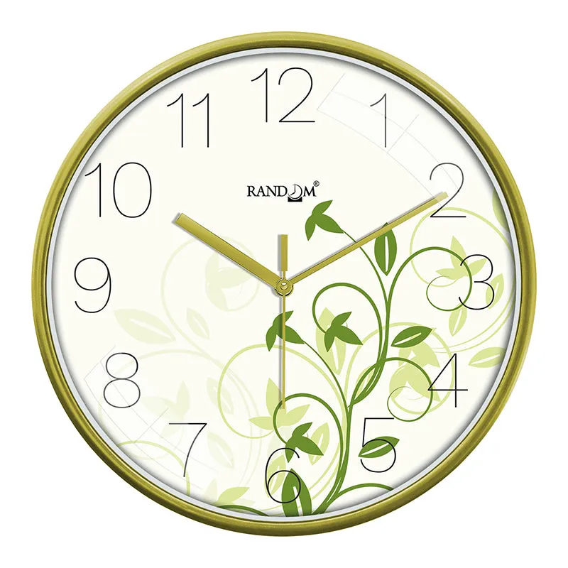 Petite Vines Plastic Analog Wall Clock media 4