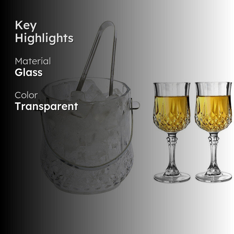Everest 1000 MLIce Bucket With 100 ML Glass - Four Piece Set media 2
