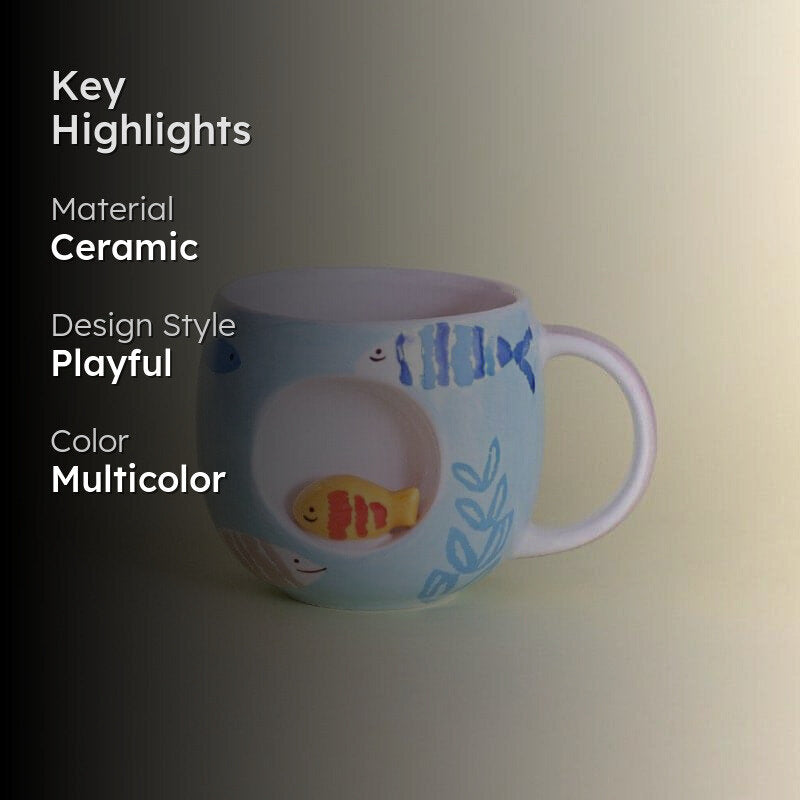 Peek Ceramic Coffee Mug (295 mL) media 2