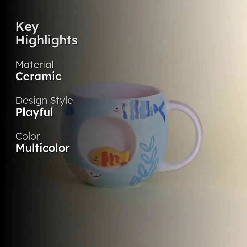 Peek Ceramic Coffee Mug (295 mL) media 2