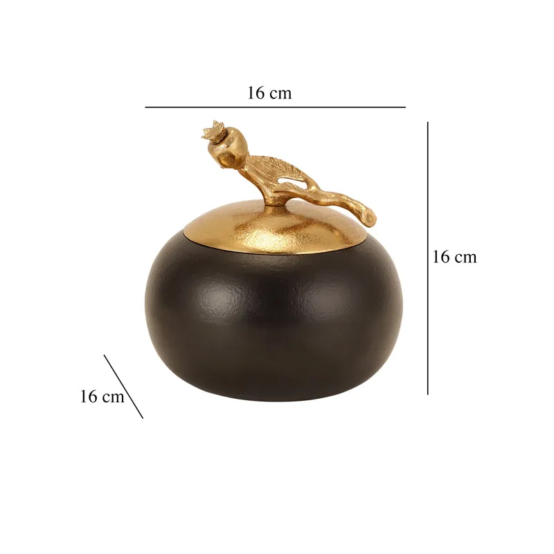 Pomegranate Nest Storage Container (500 mL) - Black & Gold media 4