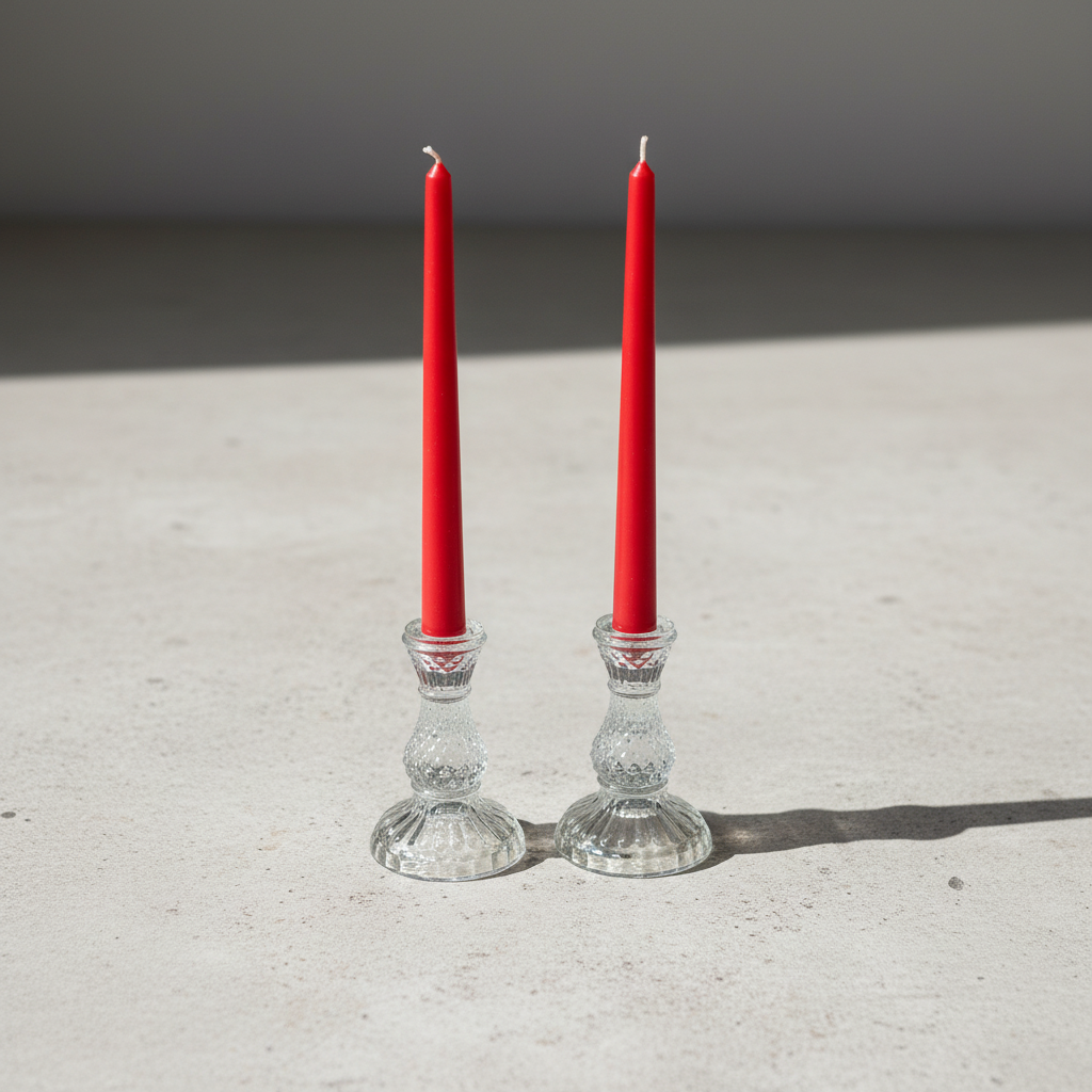 Festive Glow Christmas Scented Candle - Two Piece Set