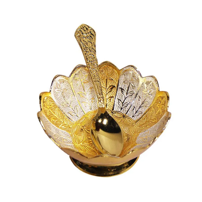 Padma Bowl With Spoon (100 ML) - Set Of Two media 3