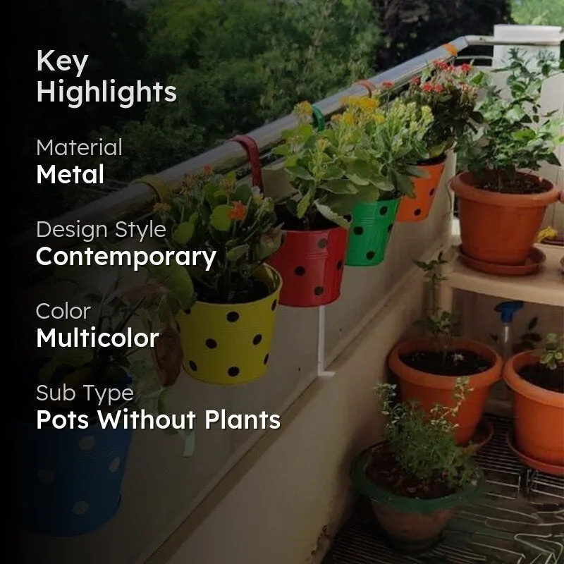 Polka Pro Planter - Set Of Five media 2