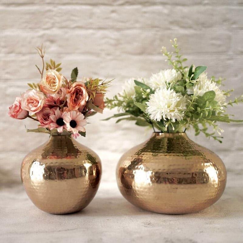 Jemima Metal Vase - Set Of Two media 3