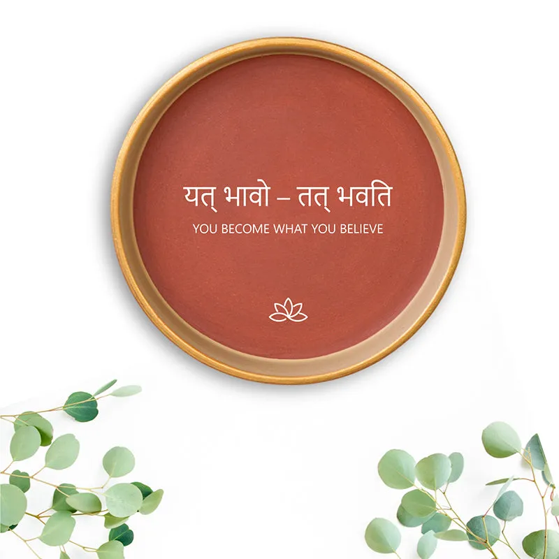 Become What You Believe Wall Plate media 1