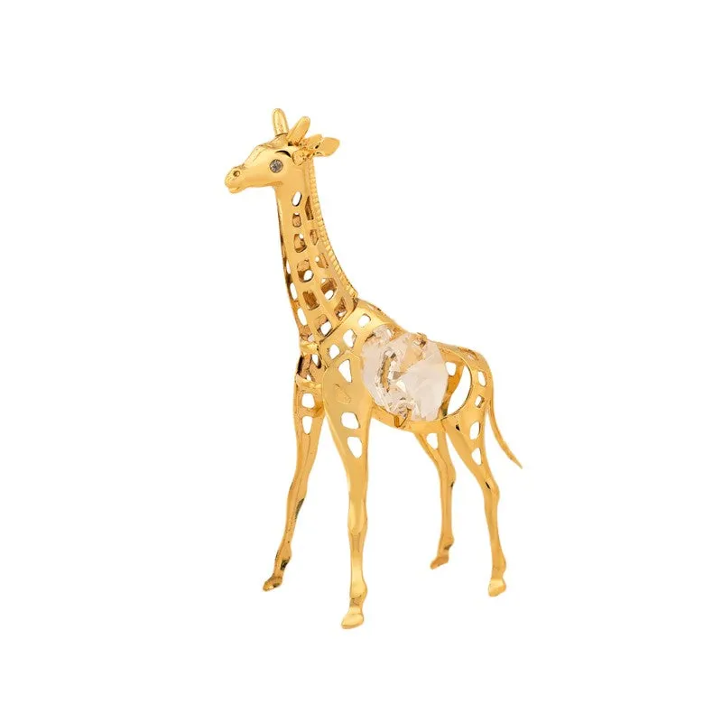 Golden Giraffe 24K Gold Plated Mild Steel Showpiece media 4