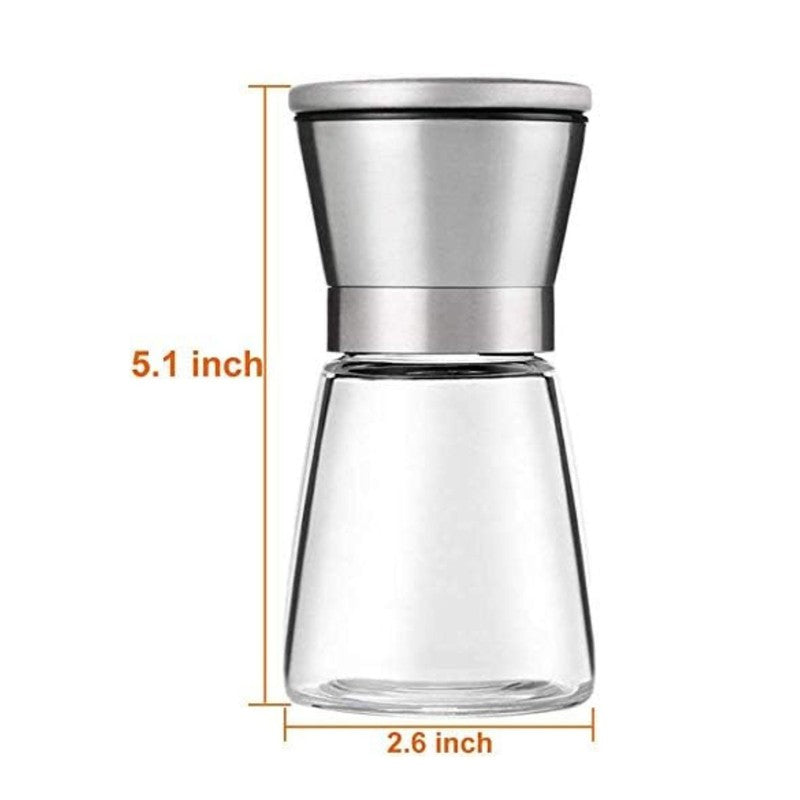 Stylish Minimalist Glass Salt & Pepper Grinder media 9