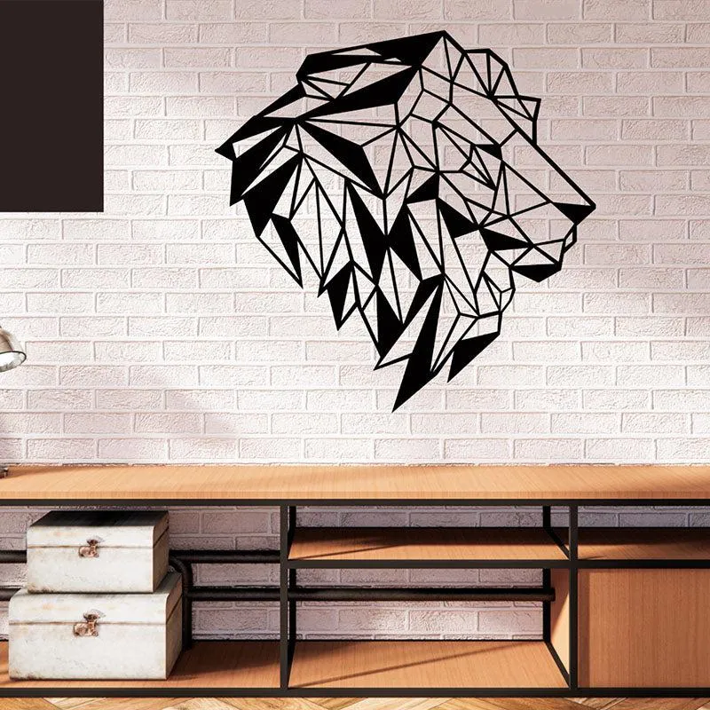 Lion Black Iron Wall Accent media 1