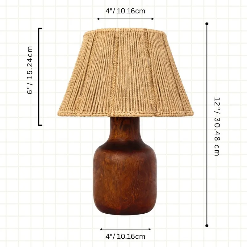Weston Edge Jute Table Lamp - Beige media 7