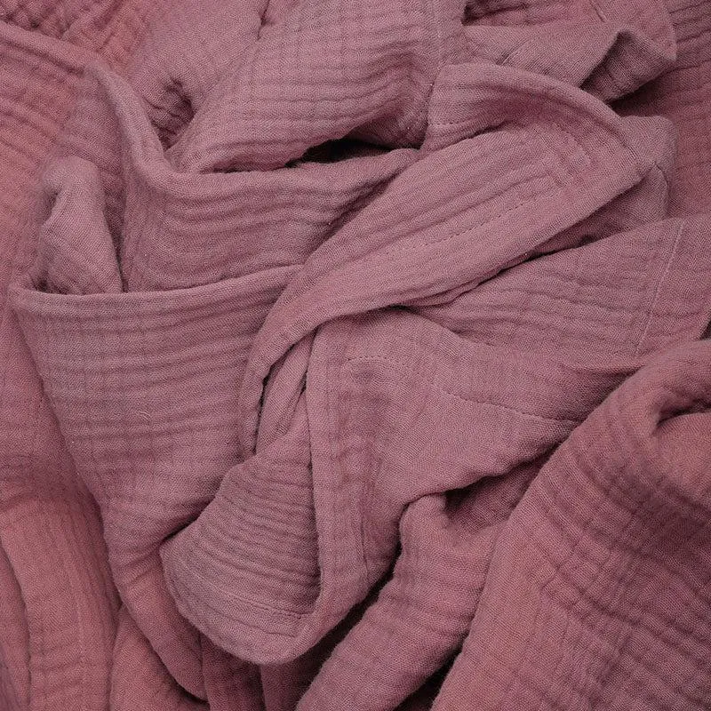 Nautica Champagne Whisper Solid Cotton Bedsheet (Dusty Pink) - 350 TC media 4