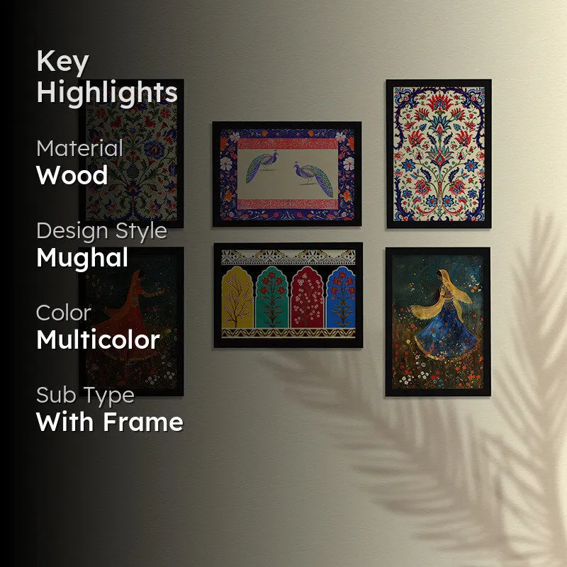 Ottoman Dreams Wall Art - Set Of Six media 2