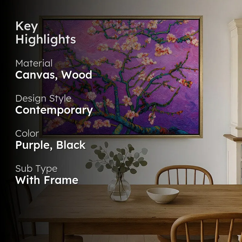 Pastel Canopy Canvas Wall Painting With Frame media 2