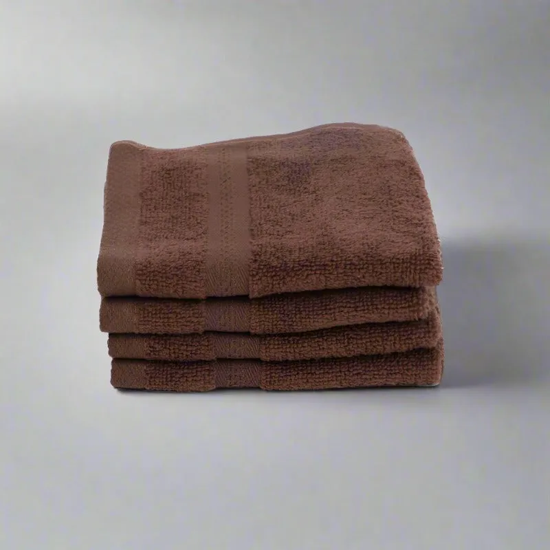 Miorah Face Towel (Brown) - Set Of Four media 1