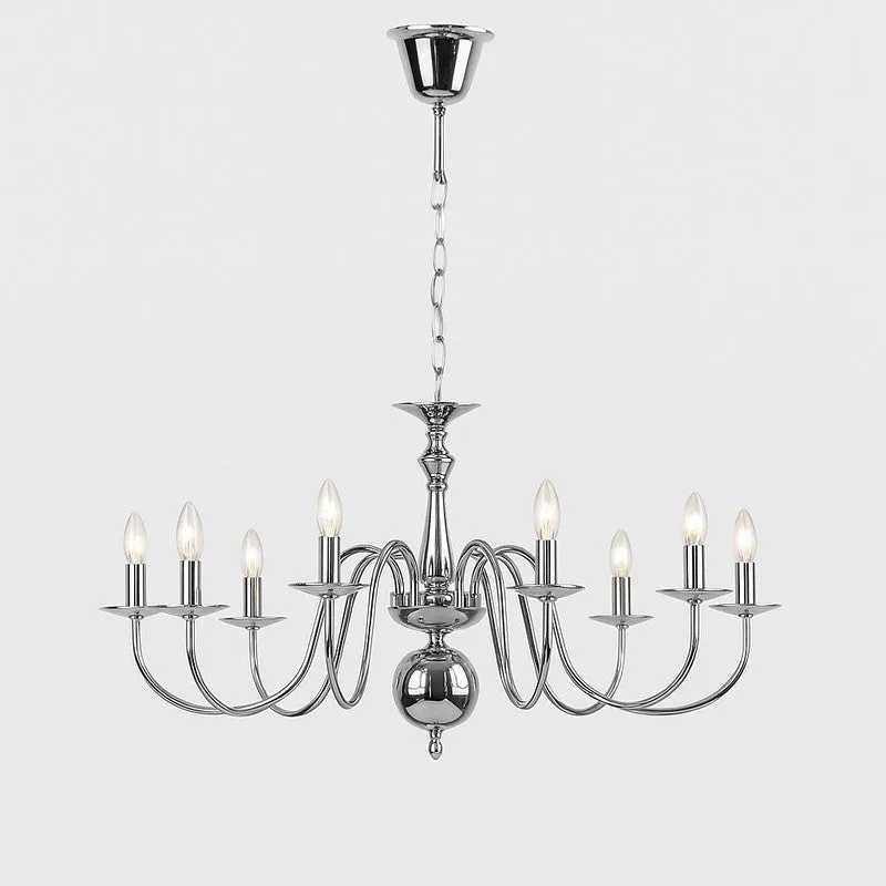 Silvora Metal Chandelier media 3