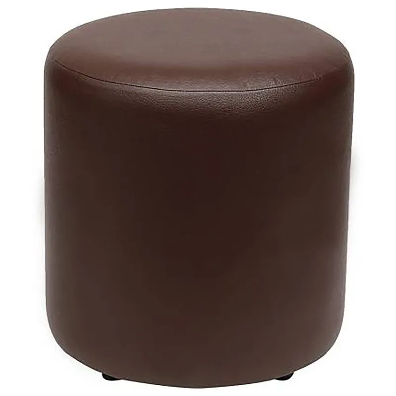 Elviro Plushio Ottoman - Brown media 4