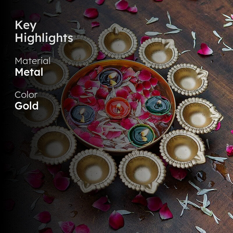 Gold Sunflower Urli media 2