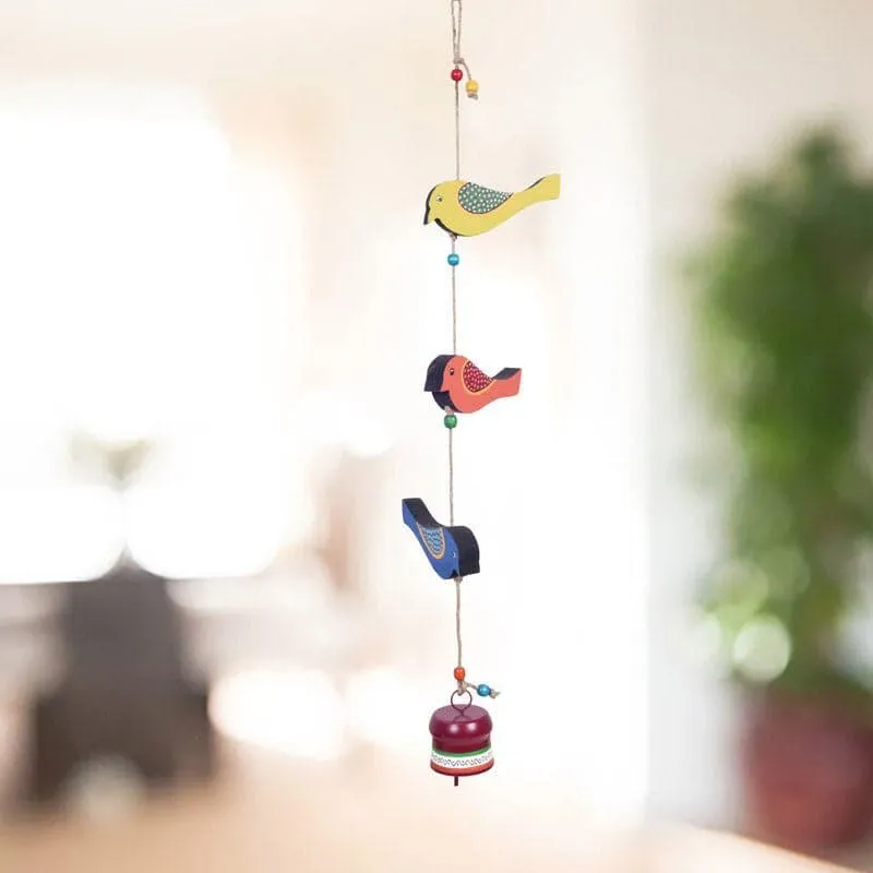 Birdie Flock Windchime media 1