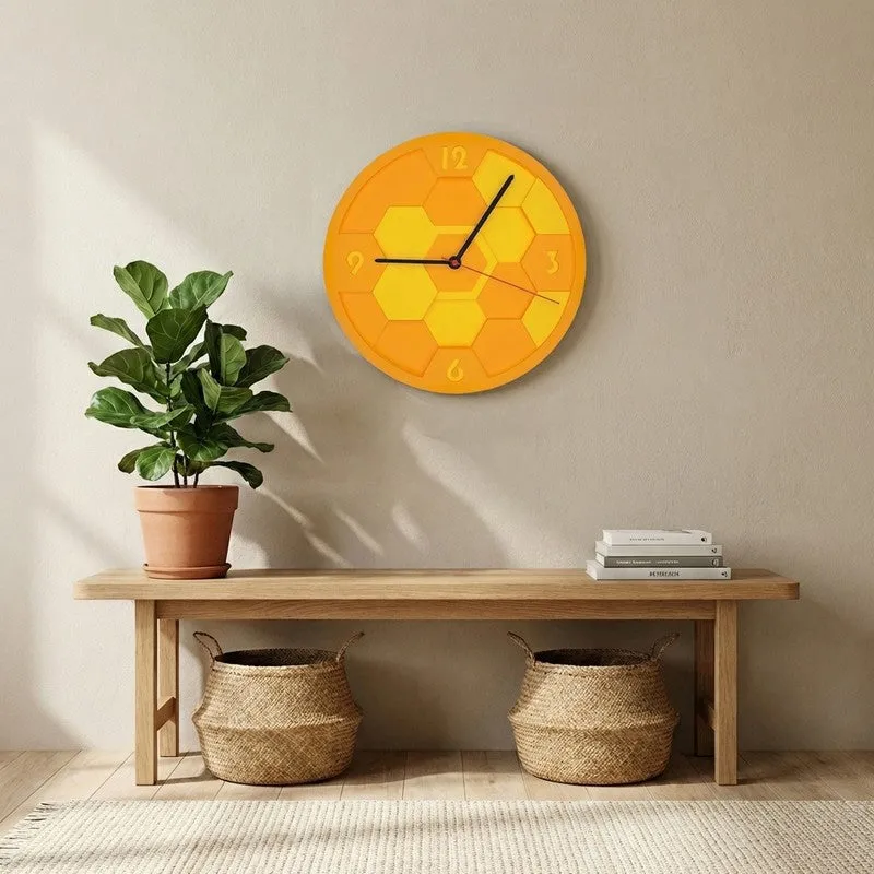 Hexara MDF Wall Clock media 1